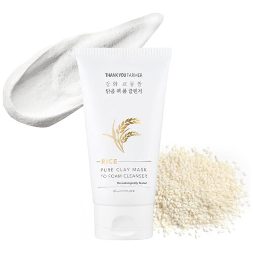 Rice Pure Clay Mask to Foam Cleanser/150ml