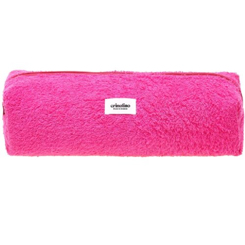 FUCHSIA TERRY HAIR TOOL BAG