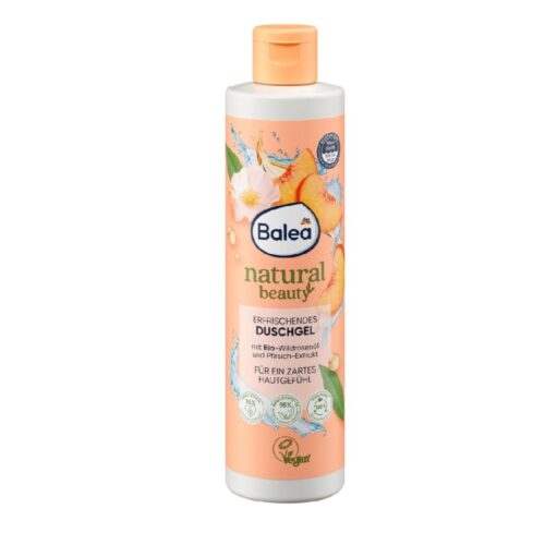 DM Balea Balea Natural Beauty Wild Rose & Peach Shower Gel 250ml