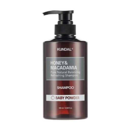 Honey & Macadamia Pure Shampoo – Baby Powder -500ml