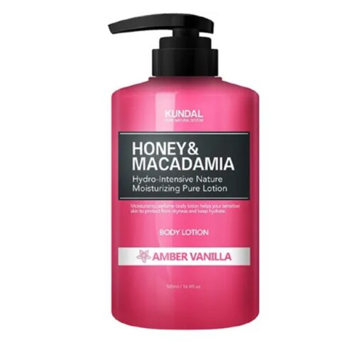Kundal Honey & Macadamia Pure Body Lotion 500ml – AMBER VANILLA